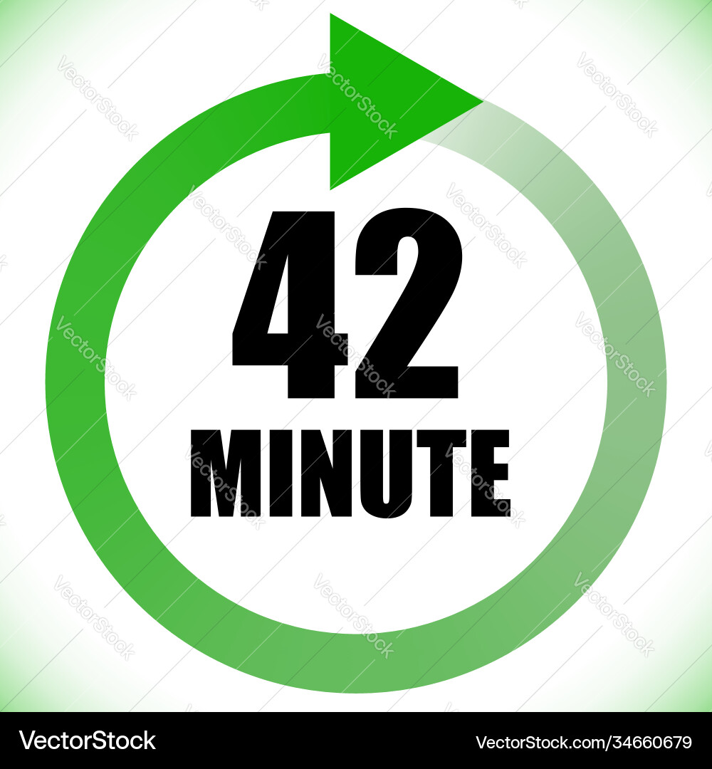Numbers numerals dial time duration and schedule Vector Image
