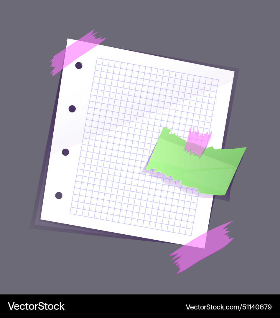 Paper note Royalty Free Vector Image - VectorStock