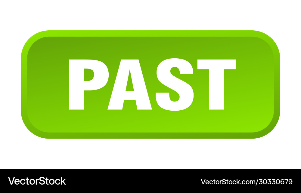 Past button square 3d push Vector Image