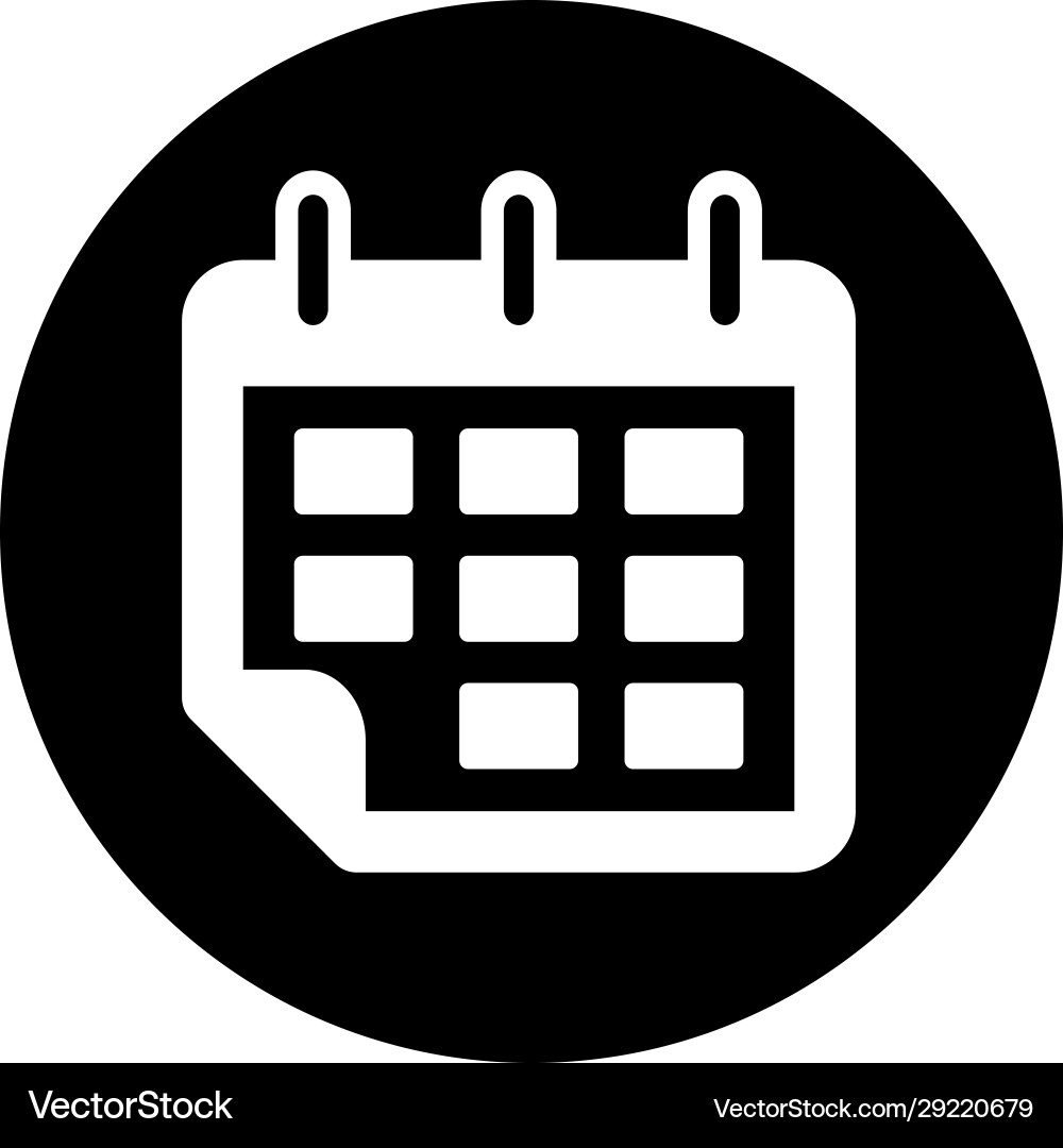 Timer event delivery date schedule icon vector image