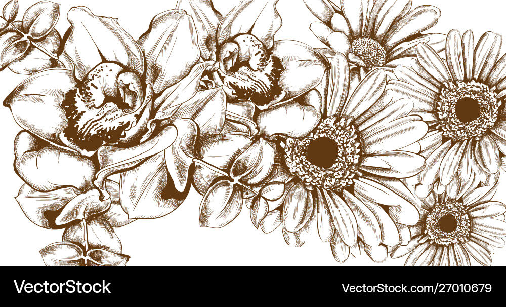 Vintage Sonnenblumen-Karte Linie Kunst Boho-Stil Posts Vintage Sonnenblumen-Karte Linie Kunst Boho-Stil Posts vektorbild