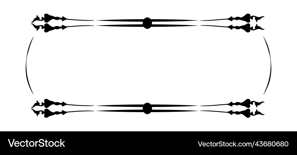 Blank template for text isolated box Vector Image