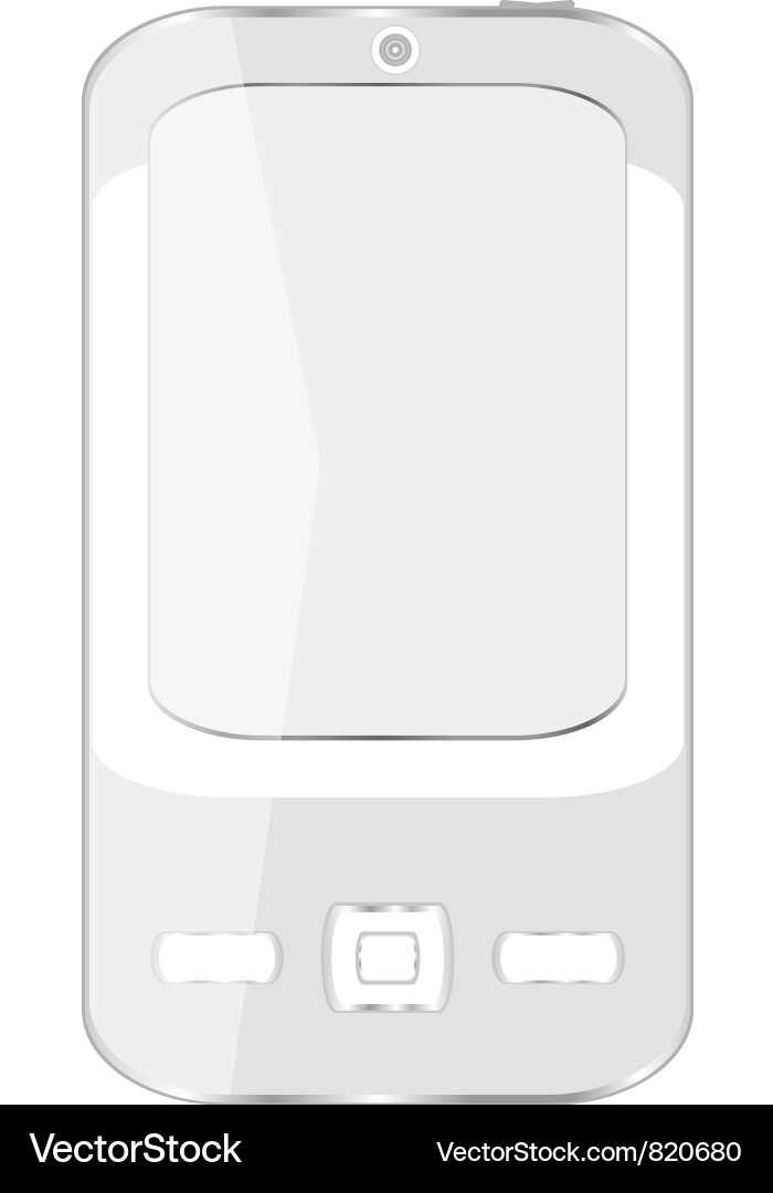 Cell smart mobile phone iphone Vector Image