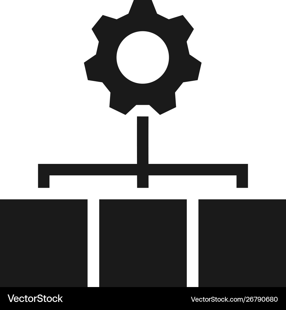 Massenproduktion Prozess Icon - einfaches Element Massenproduktion Prozess Icon - einfaches Element vektorbild