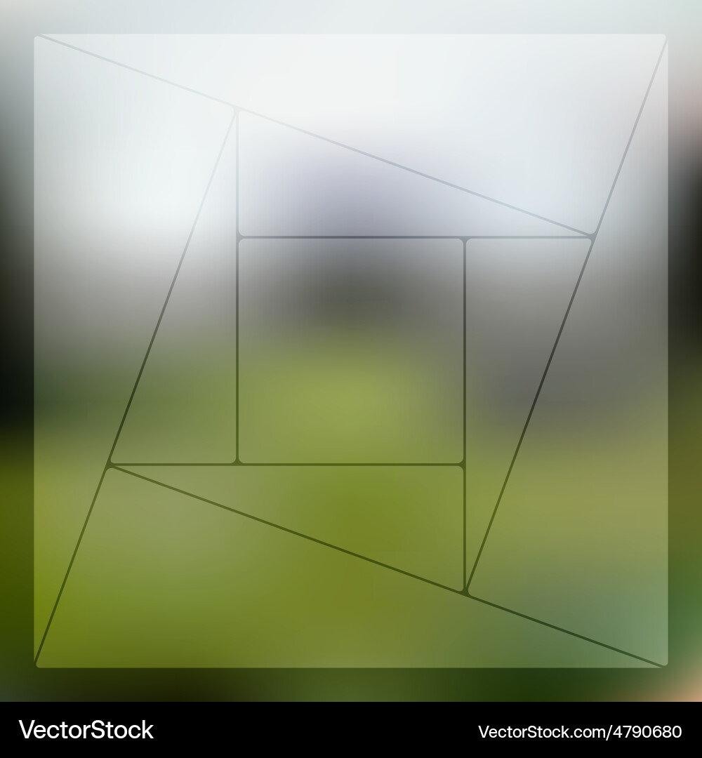 Mosaic pattern minimalistic geometric transparent vector image