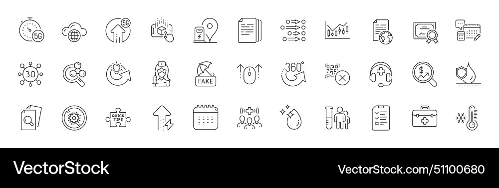 Share idea certificate and copy documents line Share idea certificate and copy documents line vector image