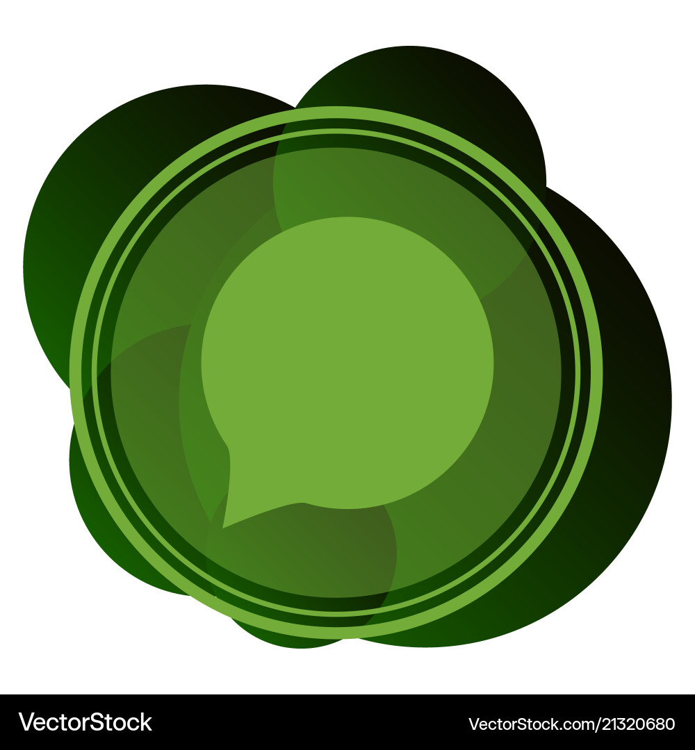 Typing in a chat bubble icon isolated comment Vector Image