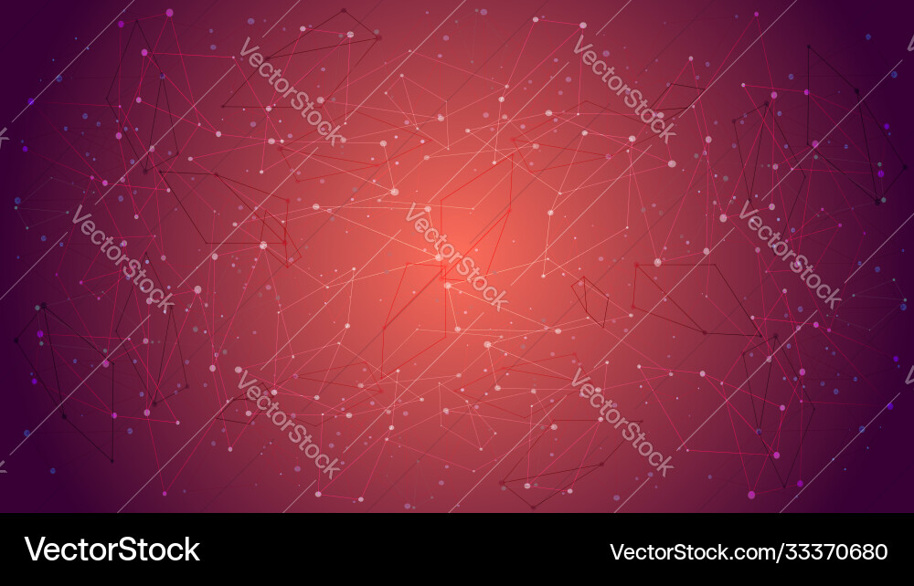 Wireframe abstract red polygonal background Wireframe abstract red polygonal background vector image