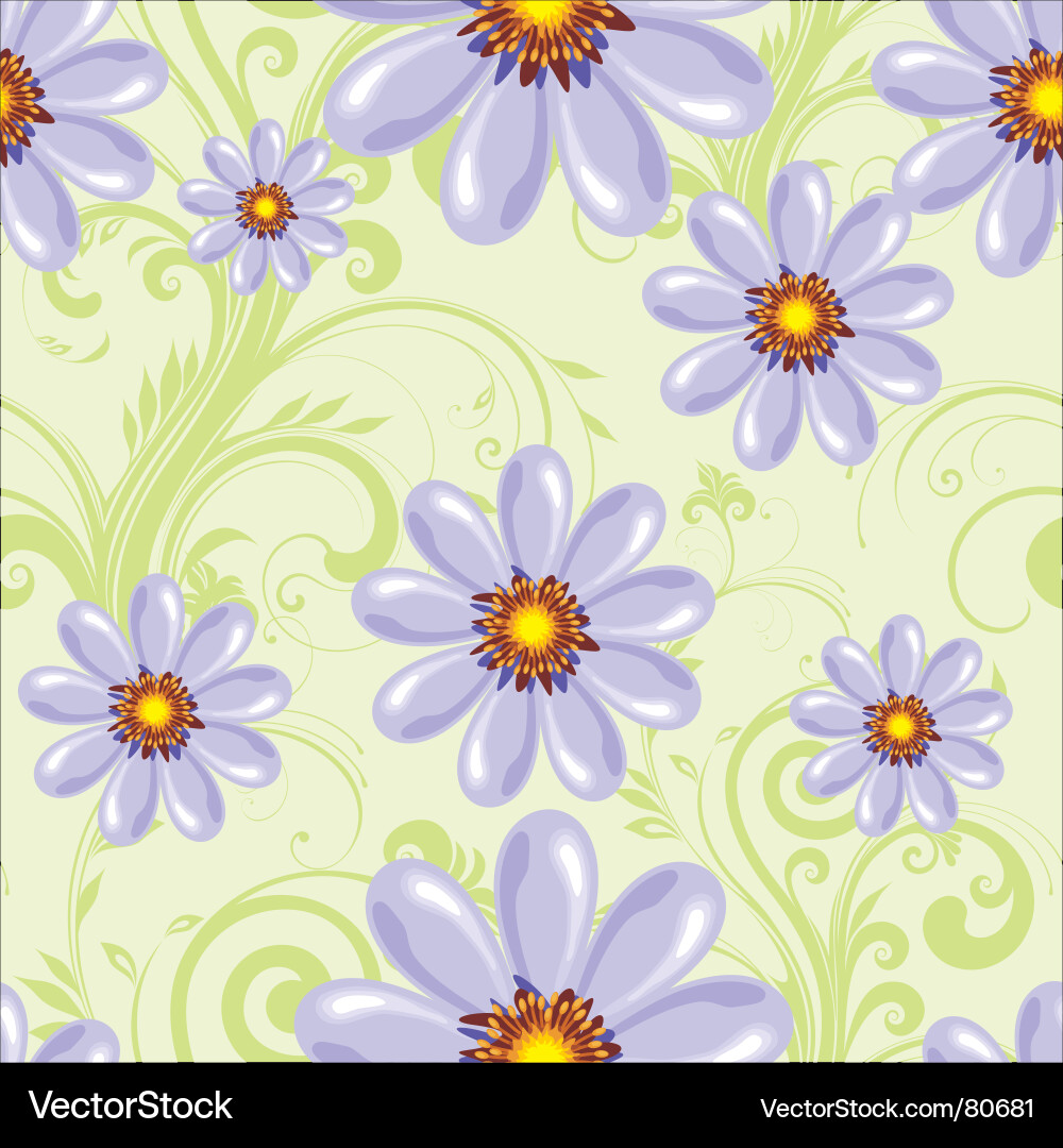 Floral Seamless Pattern vector image