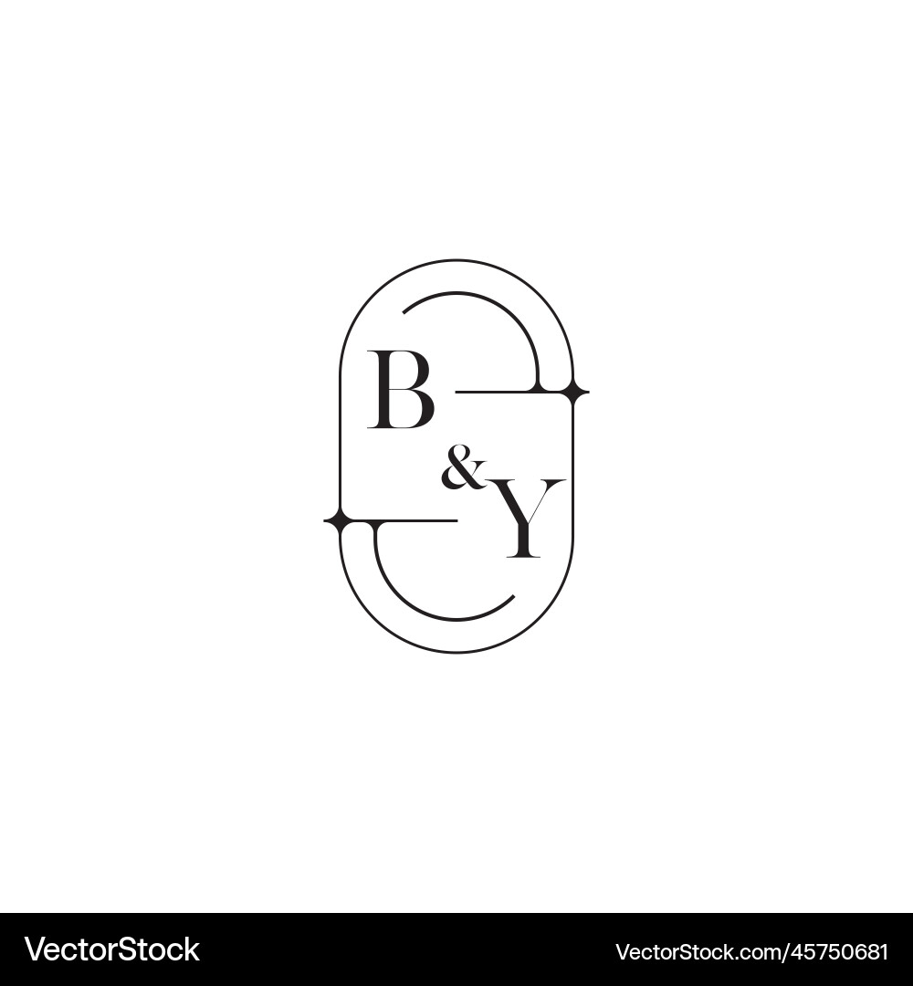 Line simple initial concept with high quality Vector Image