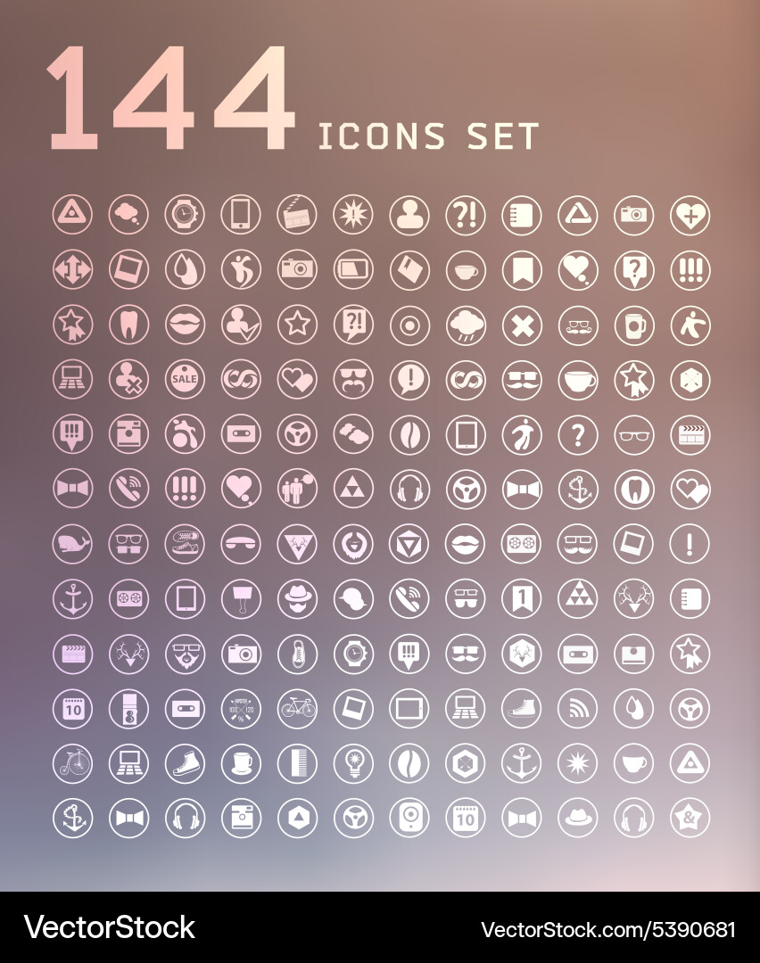 Modern thin line icons for web and mobile Vector Image