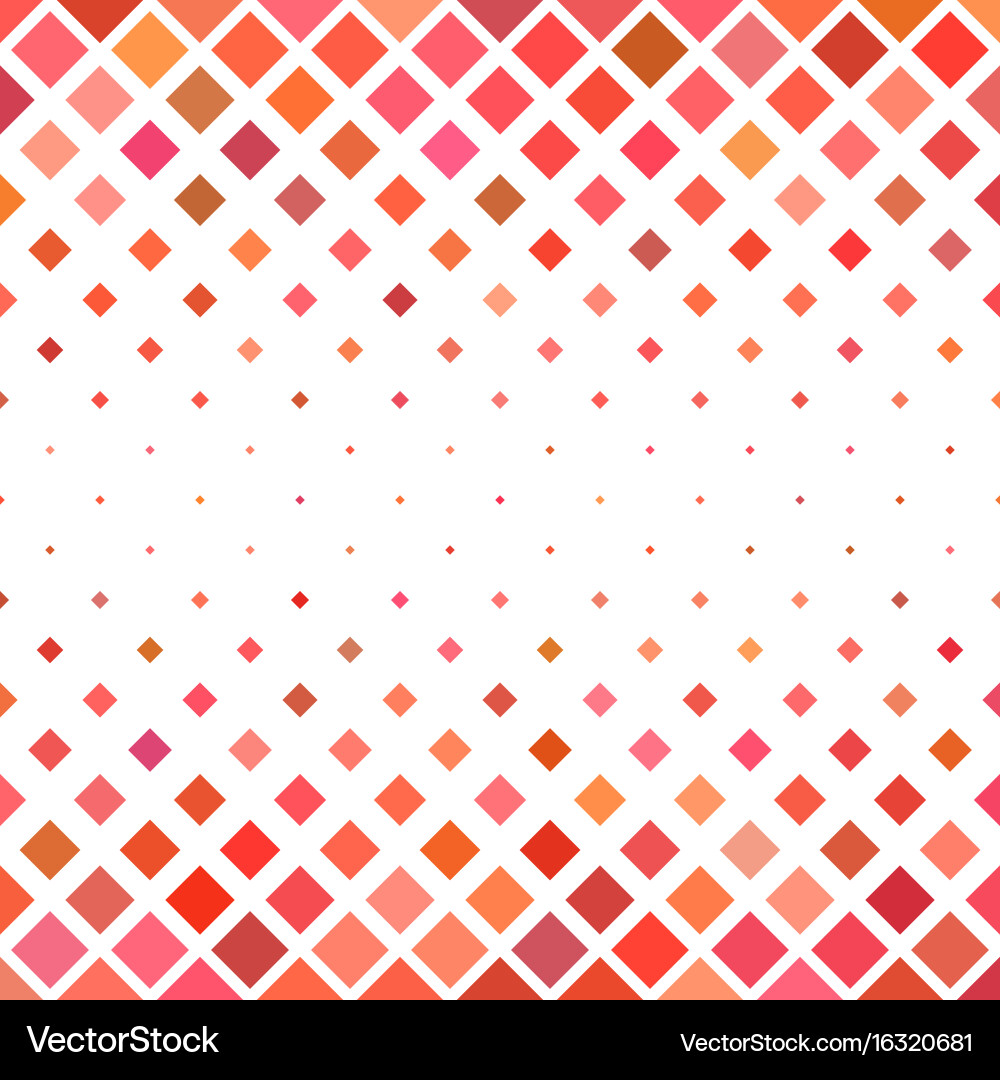 Red abstract square pattern background Vector Image