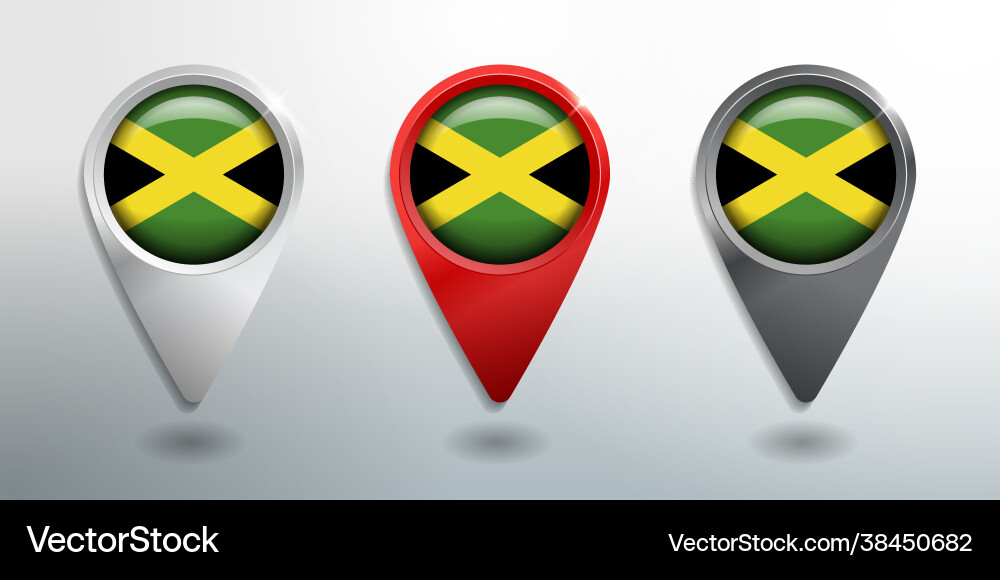 3d pointer tag and location marker with round 3d pointer tag and location marker with round Vector Image