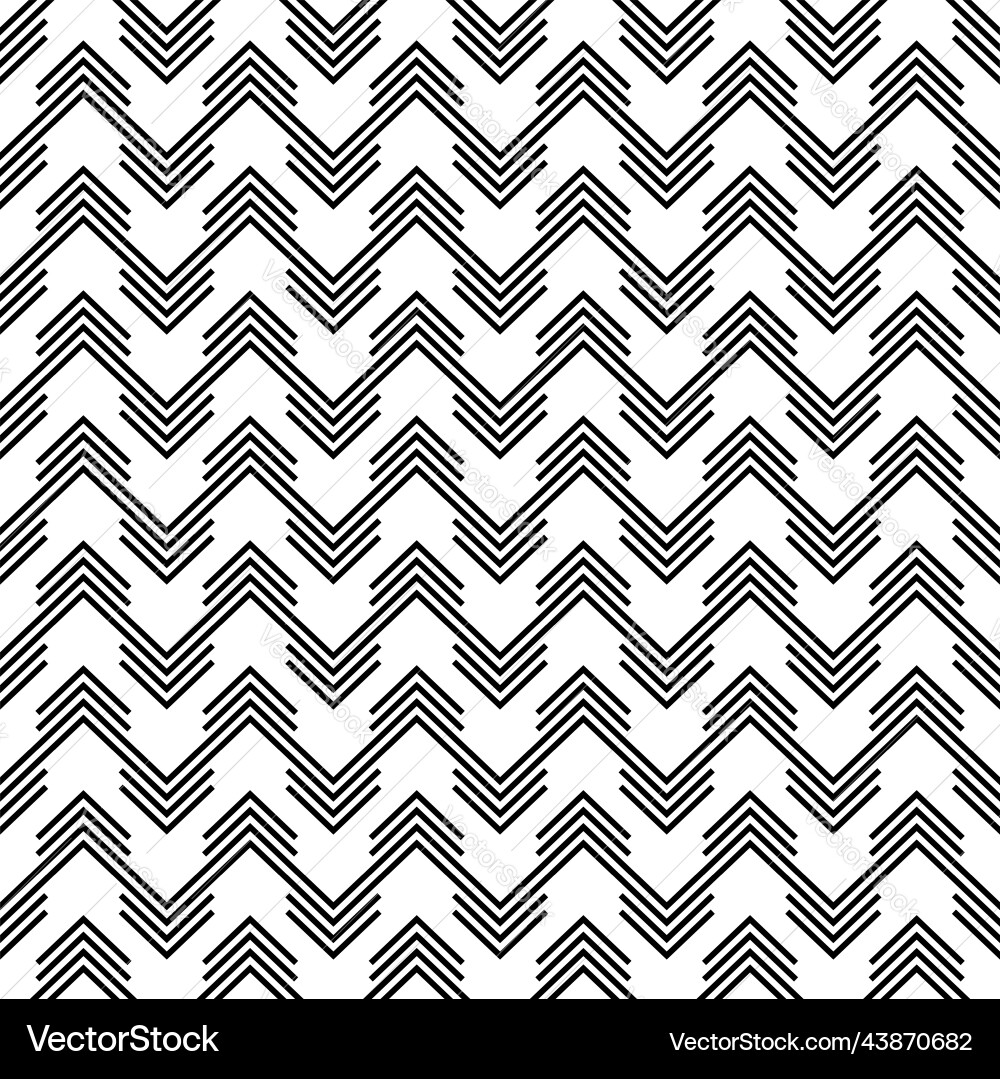 A seamless chevron pattern design with arrow vector image