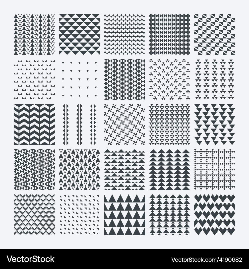 Geometric Triangle Pattern vector image