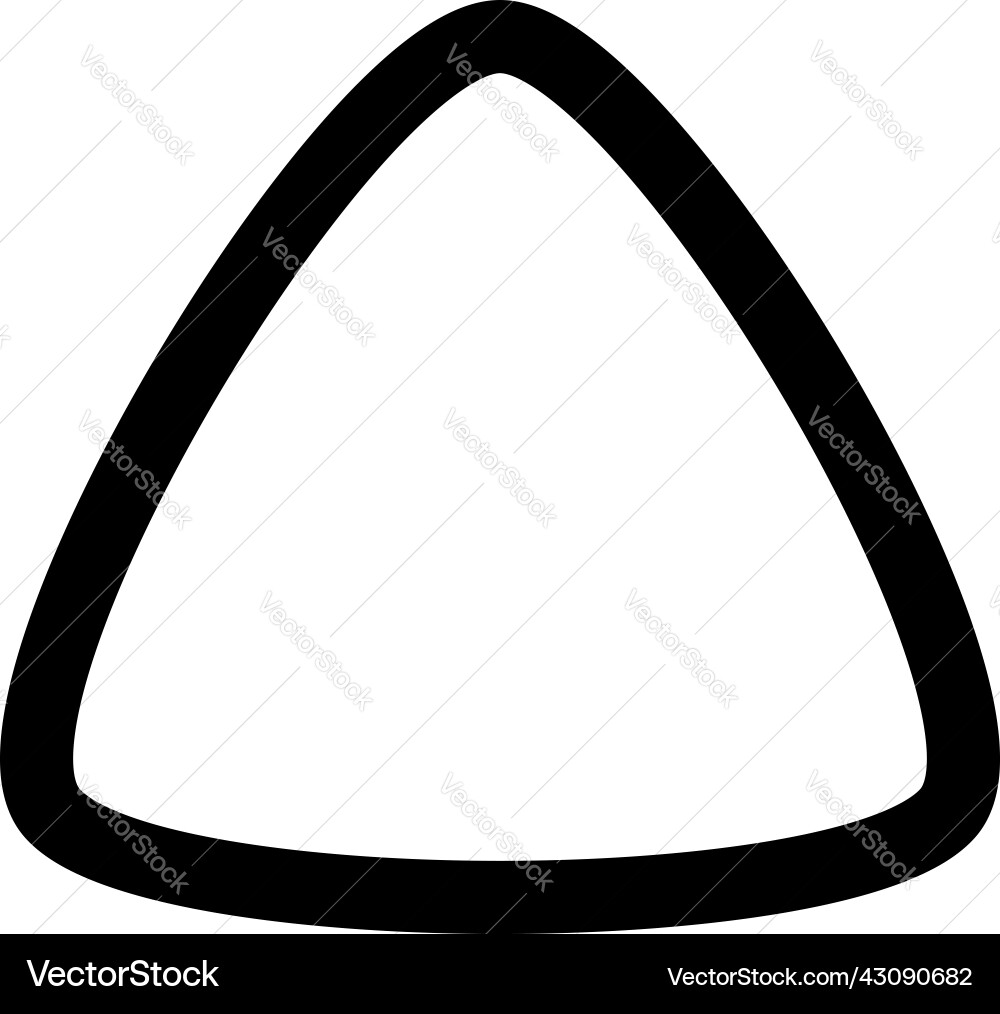 Simple rounded organic shape design element Simple rounded organic shape design element vector image