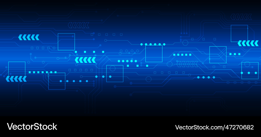 Technology background with hi-tech digital data Technology background with hi-tech digital data Vector Image