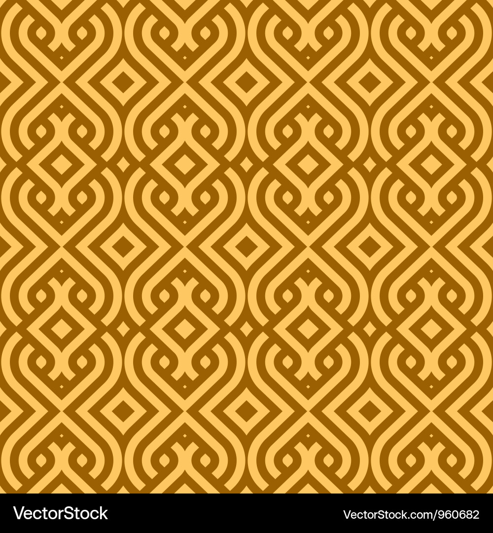 Vintage pattern wallpaper seamless background Vector Image