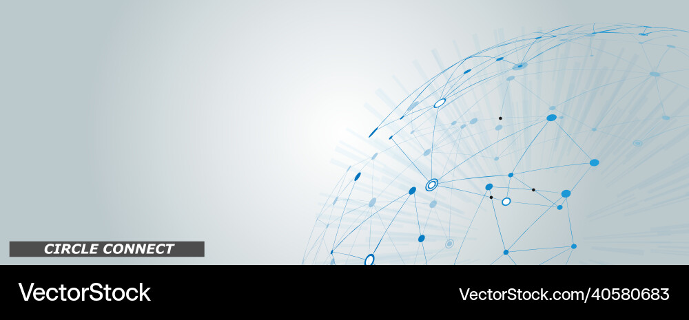 Modern connection on light backdrop Modern connection on light backdrop vector image