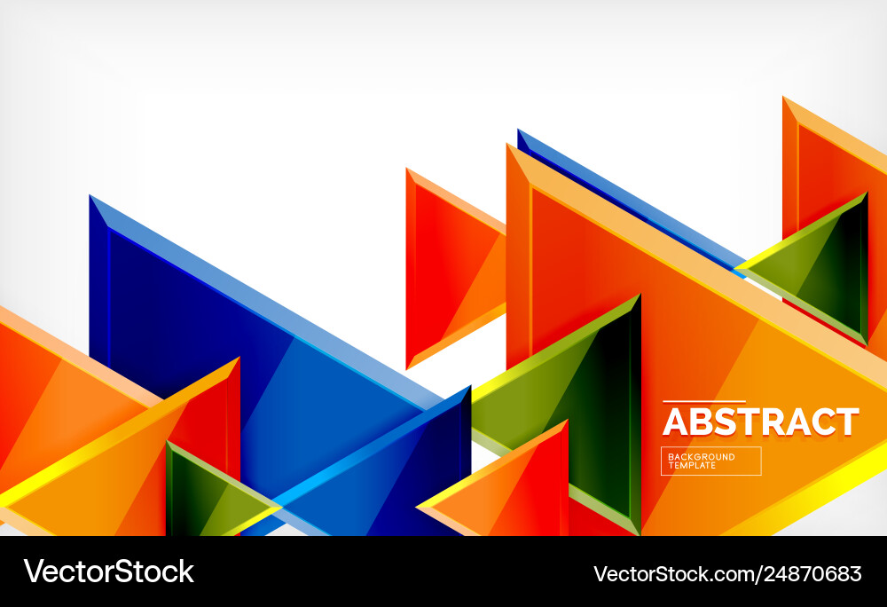 Triangular low poly background design Triangular low poly background design vector image