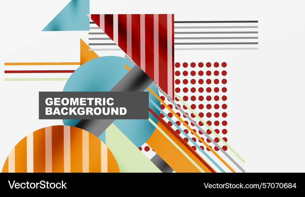 Abstract geometric design shapes overlap creating Abstract geometric design shapes overlap creating vector image