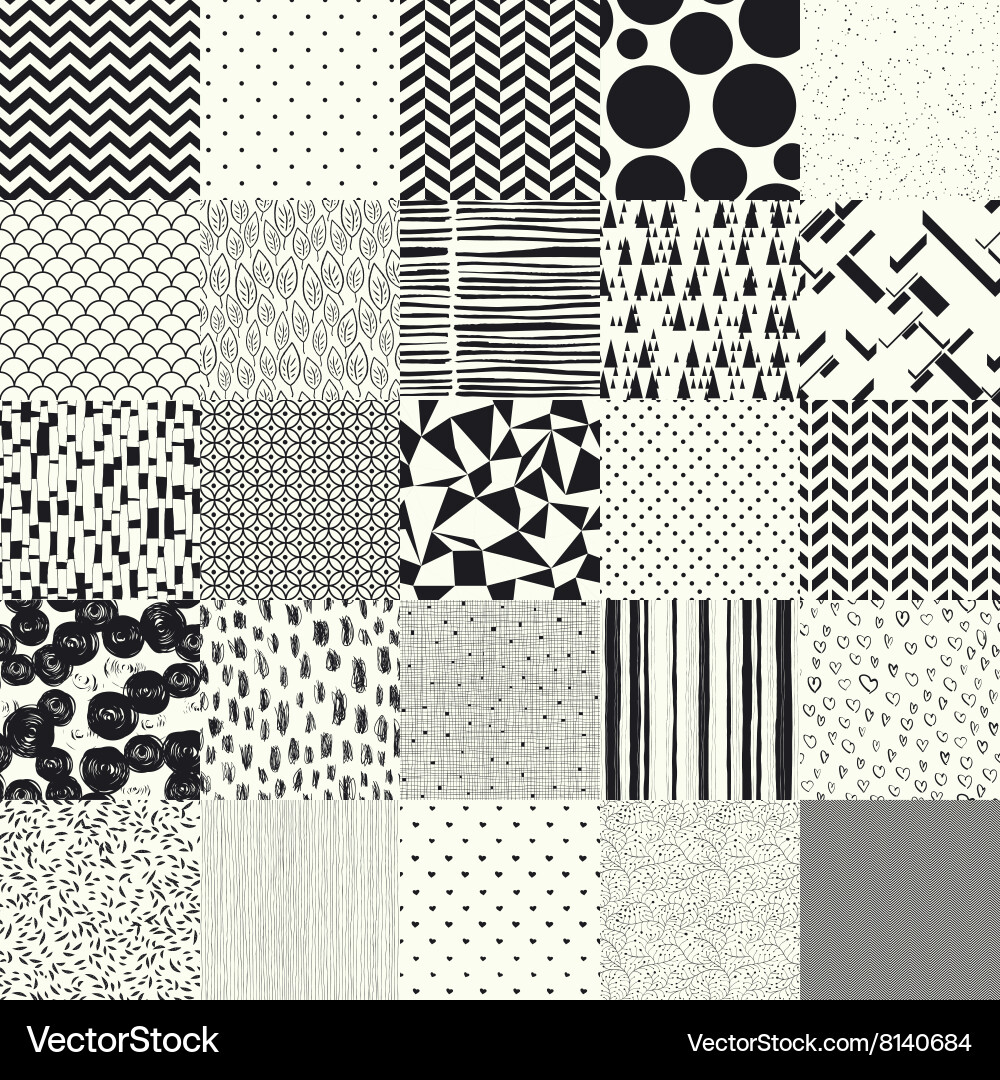 Seamless Pattern Collection vector image