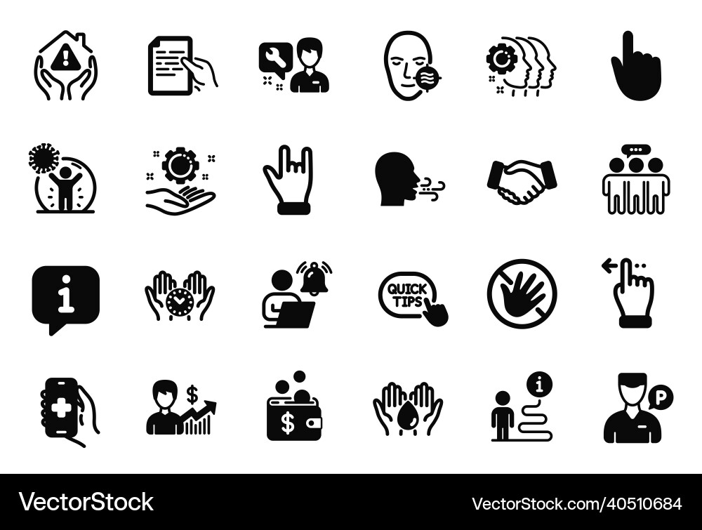 Set of people icons related to health app Set of people icons related to health app vector image