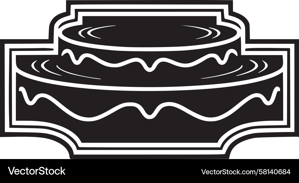 Stacked Wave Pattern Vector Image