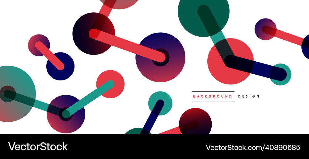 Abstract background round dots connected by lines Abstract background round dots connected by lines vector image
