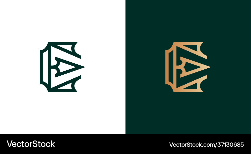 Classy and sharp letter e arrow logo simple Classy and sharp letter e arrow logo simple vector image