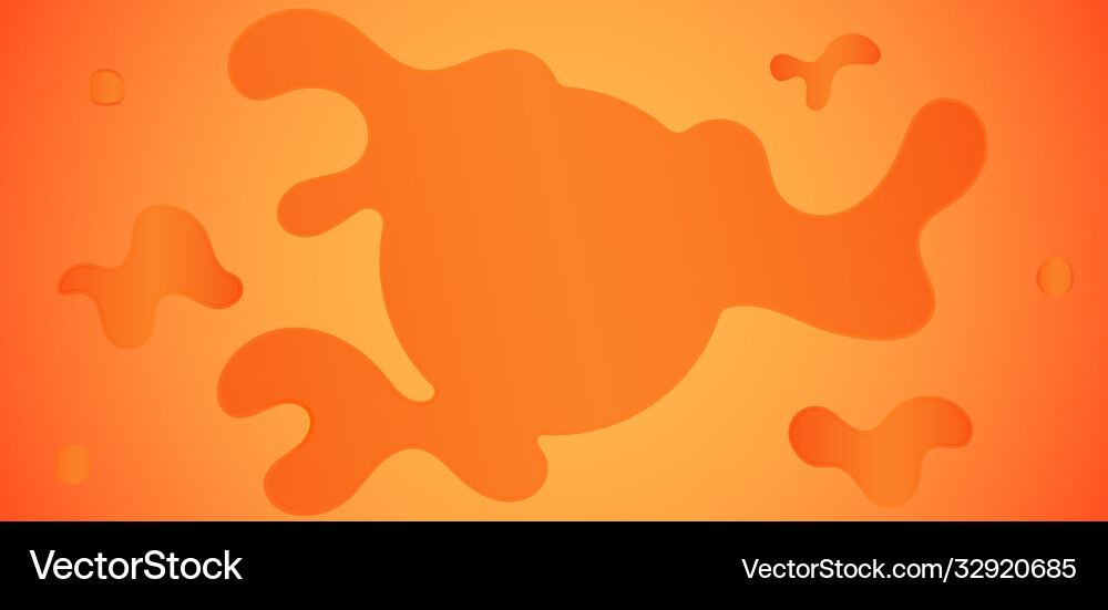 Fluid geometric wave shape design circle frame vector image