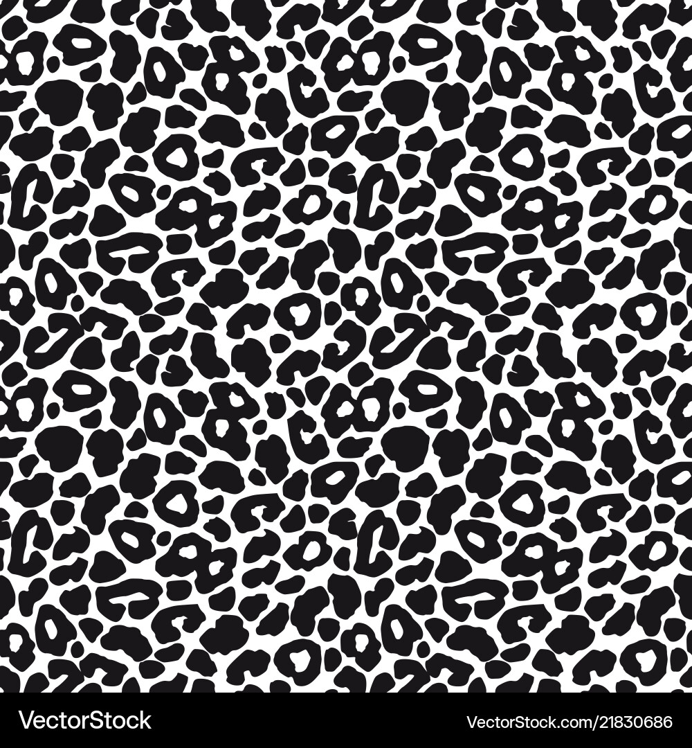 Leopard Print Seamless Pattern Vector Image