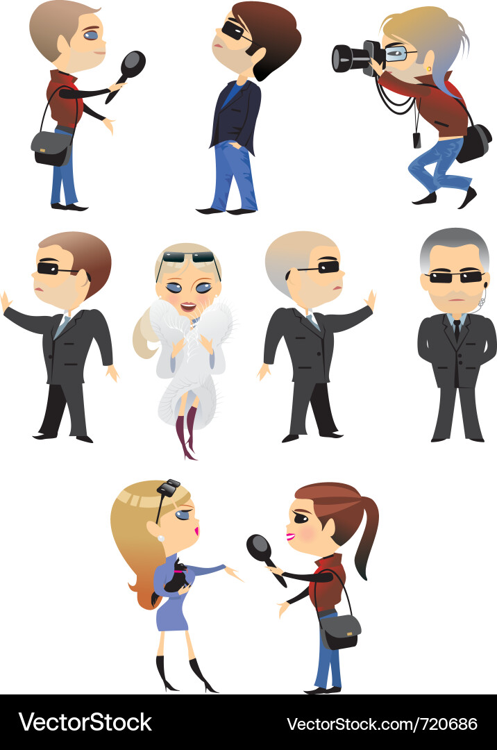 Office Characters - Business People Vector Image