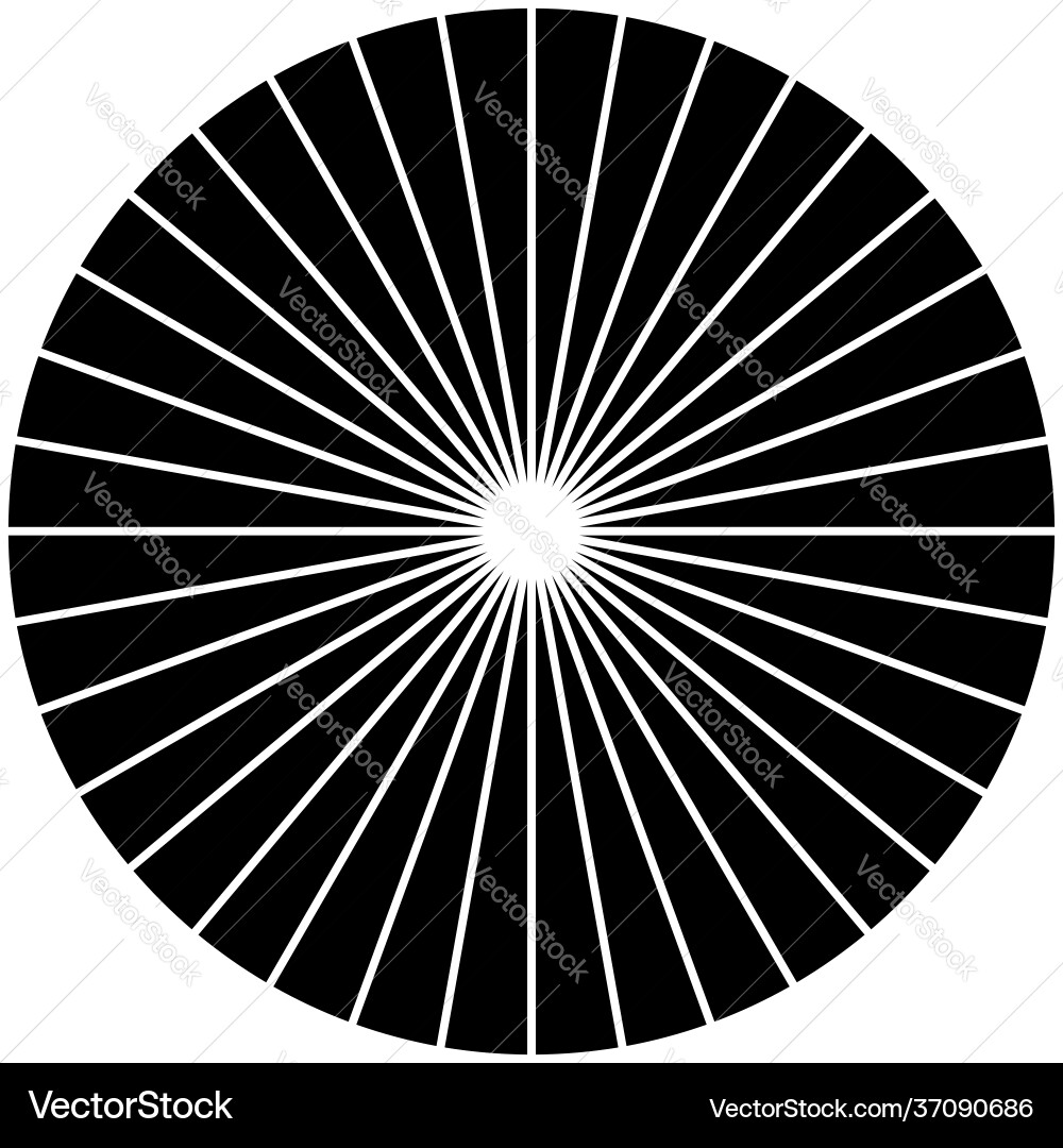Segmented circle pie graph chart infographics Segmented circle pie graph chart infographics vector image