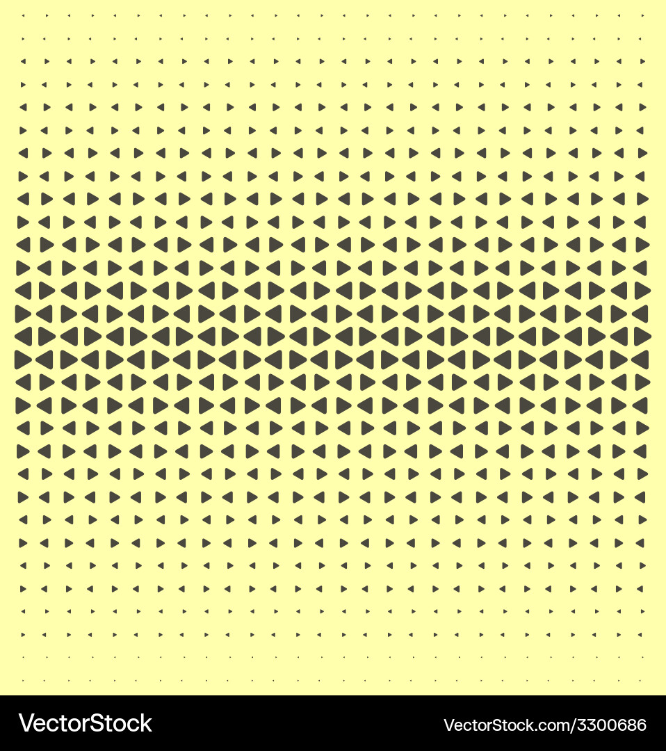 Triangular Halftone Pattern vector image