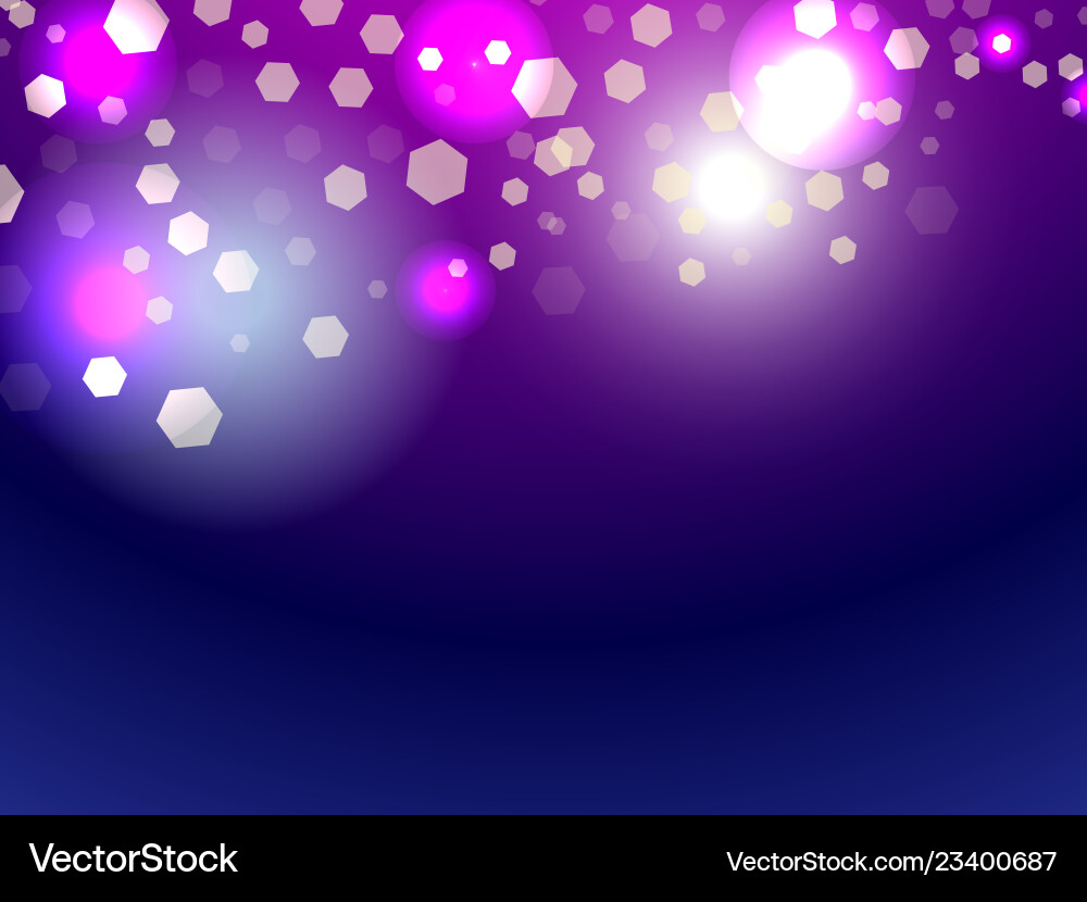 Abstract light background bokeh effect hexagons Abstract light background bokeh effect hexagons vector image
