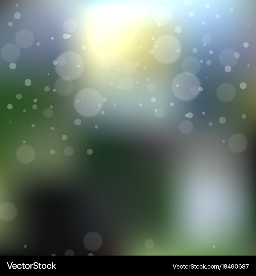 Blurred background with sparkles Vector Image