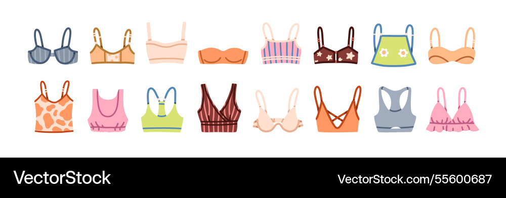 Bra set top lingerie designs women underwear Bra set top lingerie designs women underwear vector image