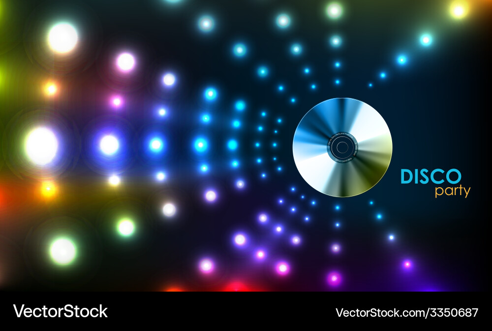 Disco abstract background record or disk vector image