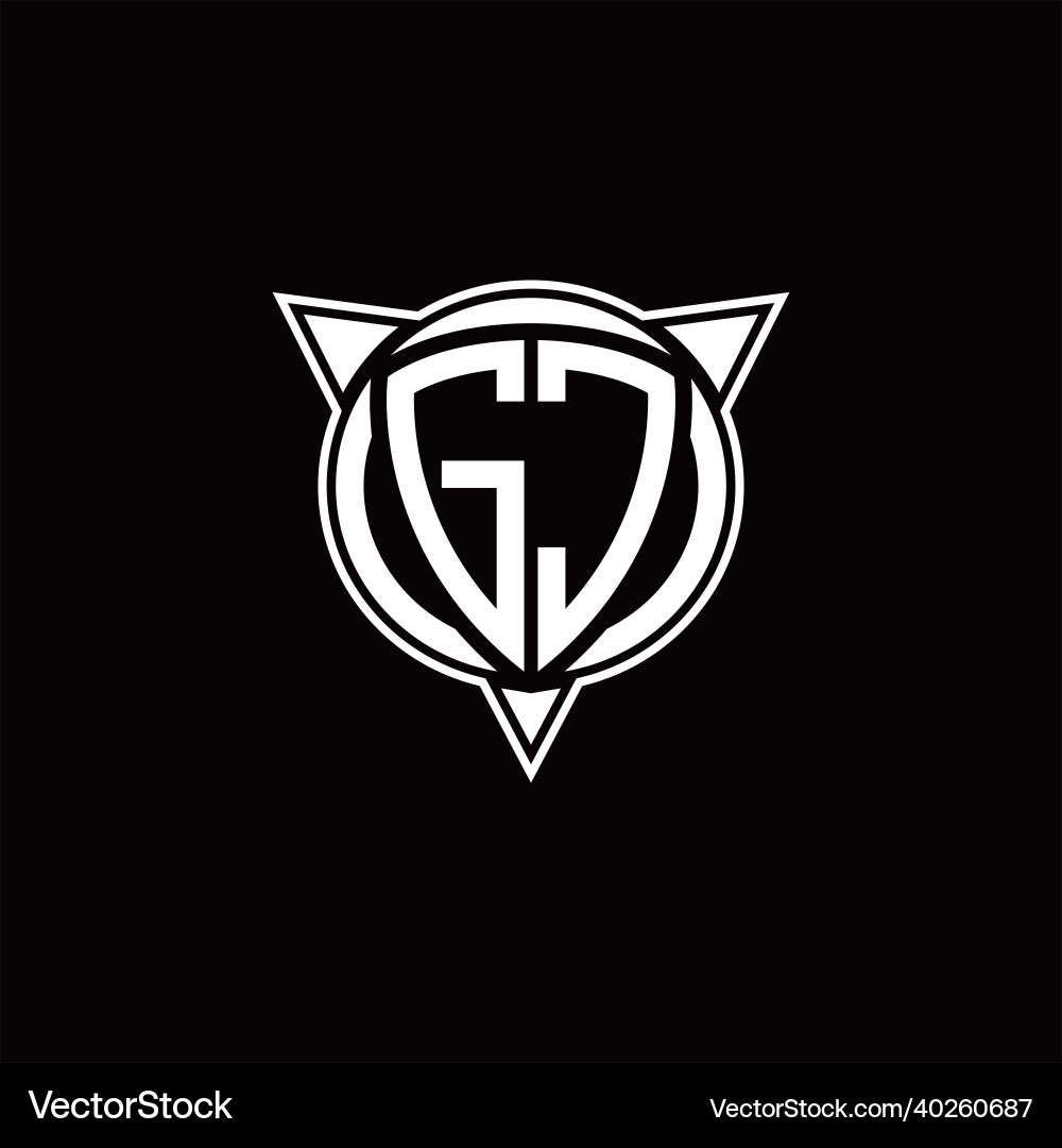 Gc logo monogram isolated with circle shape Gc logo monogram isolated with circle shape Vector Image