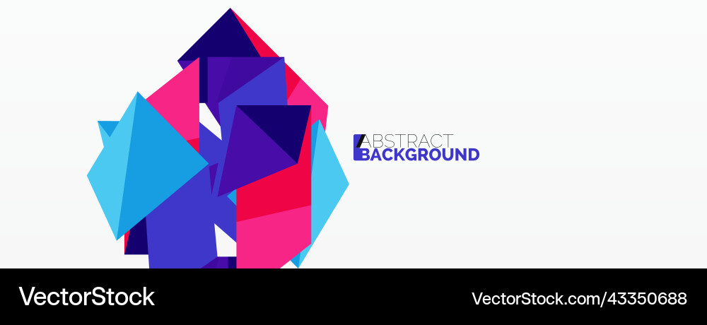 Abstract line and triangle background creative Abstract line and triangle background creative Vector Image