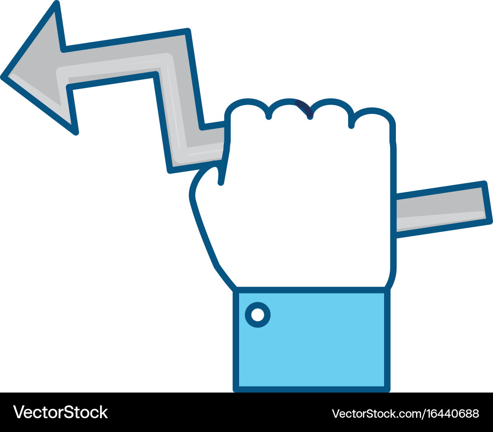 Arrow pointer symbol vector image