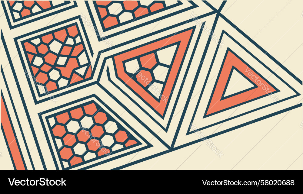 Irregular Triangles Pattern Vector Image