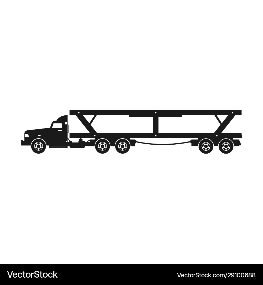 LKW-Ikone isoliert LKW-Ikone isoliert vektorbild