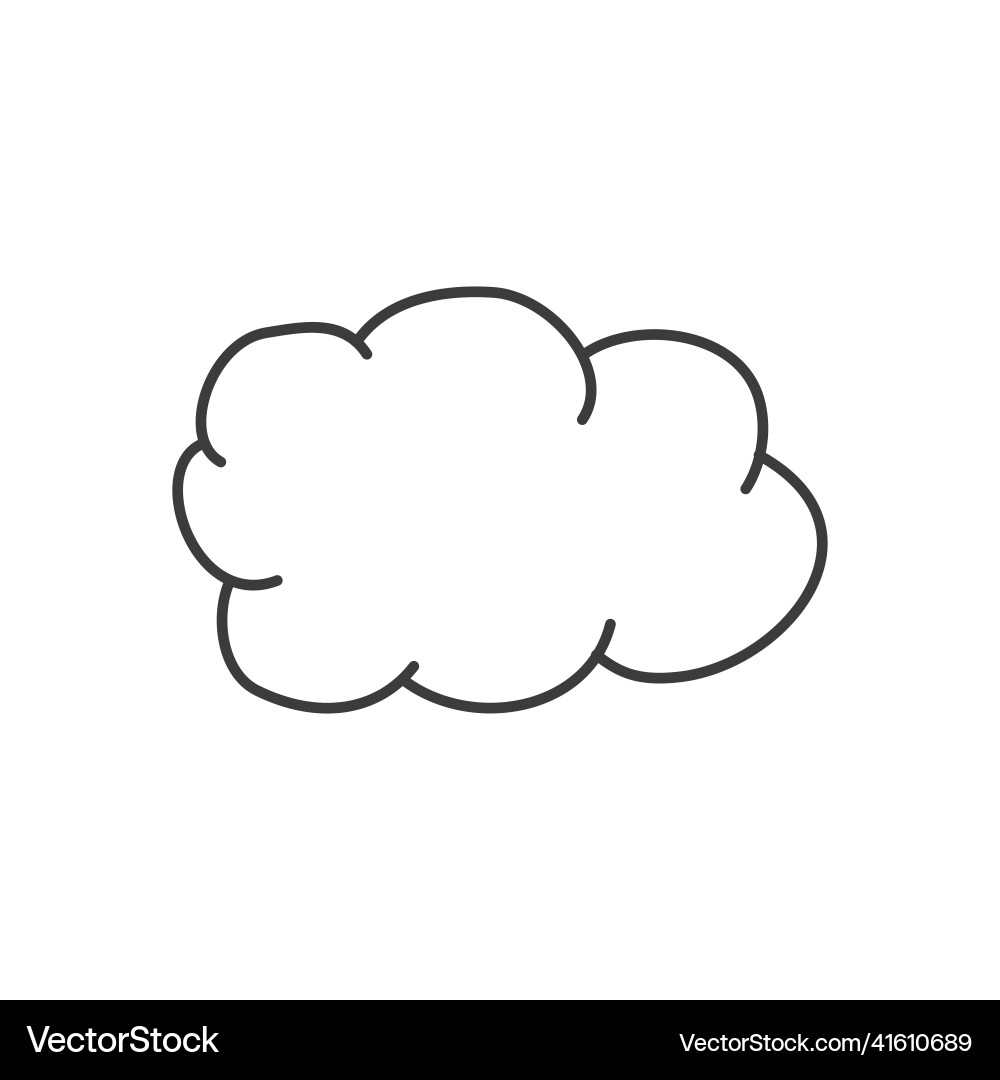Abstrakte Memo Dialog Nachricht doodle leere Wolke Abstrakte Memo Dialog Nachricht doodle leere Wolke vektorbild