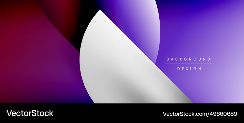 Bright color circle and round element minimal Vector Image
