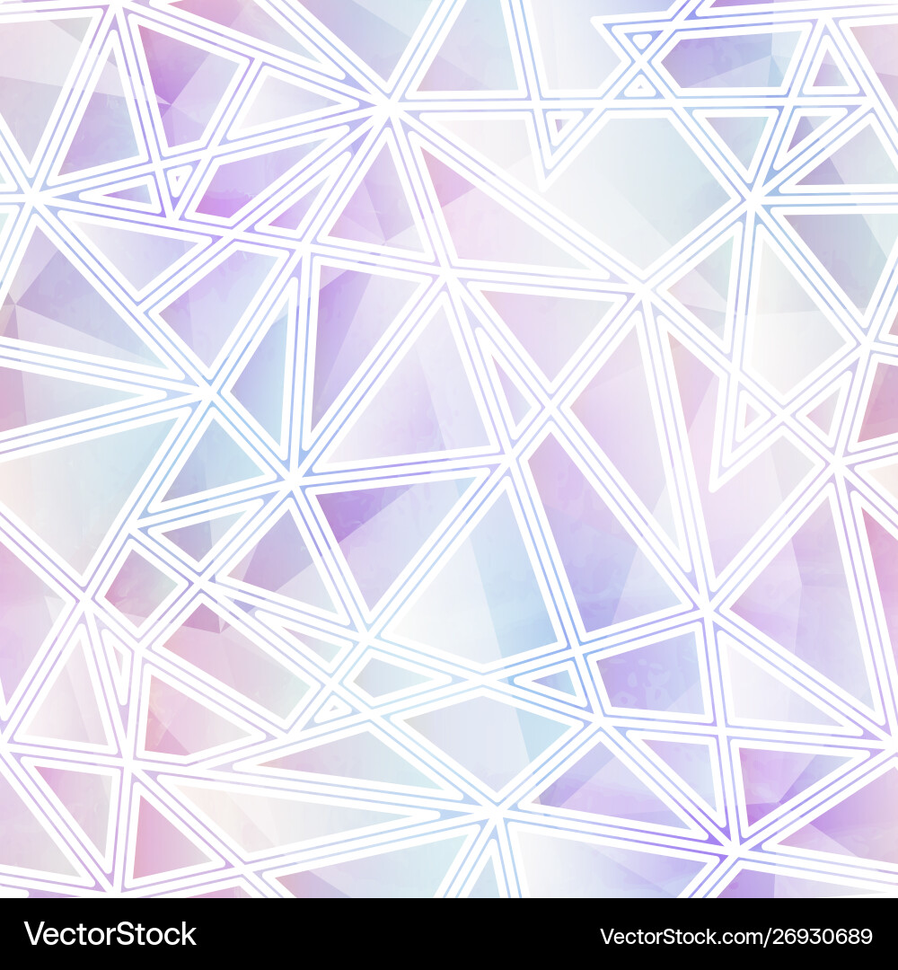 Pastel color triangle seamless pattern Pastel color triangle seamless pattern vector image