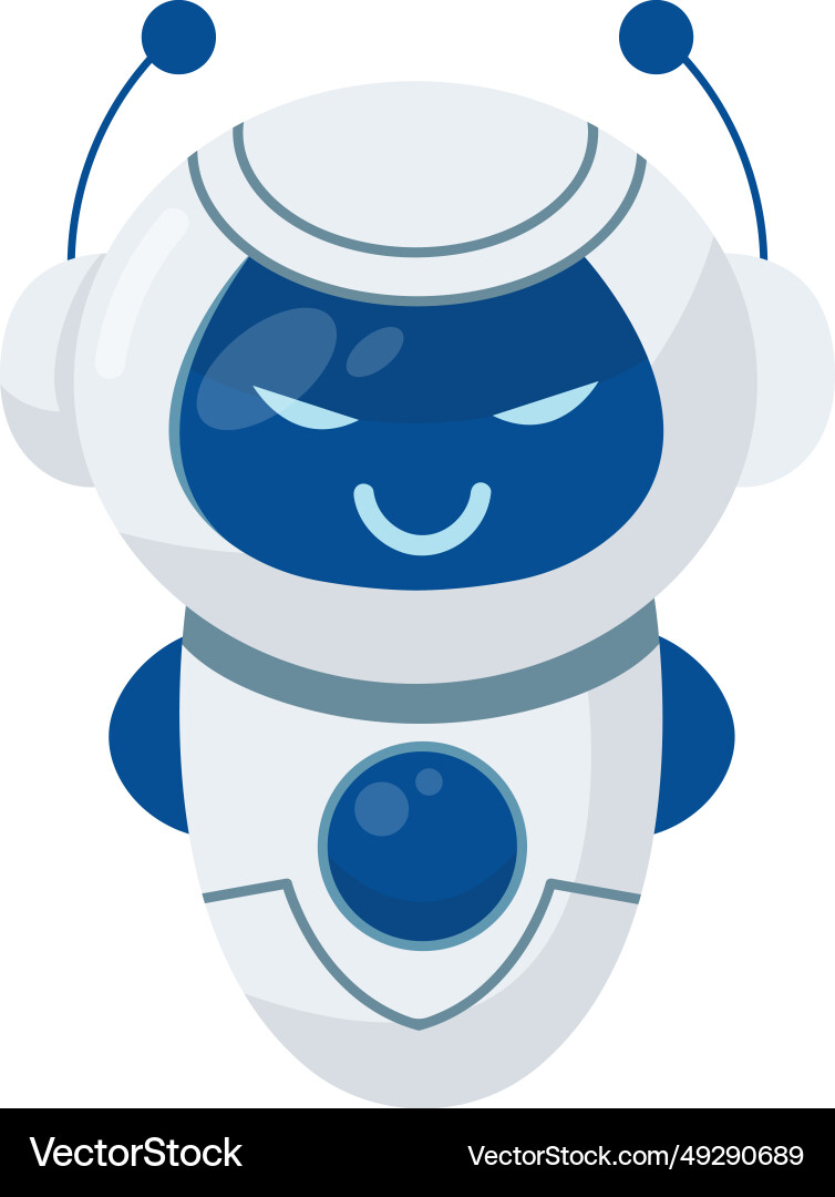 Robot chatbot icon vector image