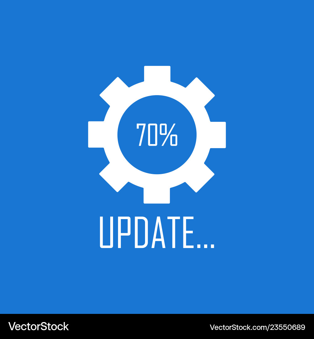 System software update and upgrade concept System software update and upgrade concept vector image