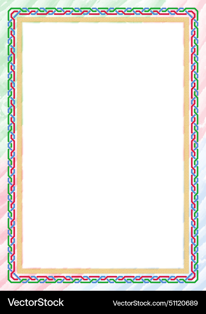 Vertical frame and border with eritrea flag Vertical frame and border with eritrea flag Vector Image
